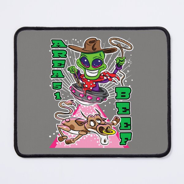 Item preview, Area 51 Beef Alien Abduction Cow designed and sold by eShirtLabs.