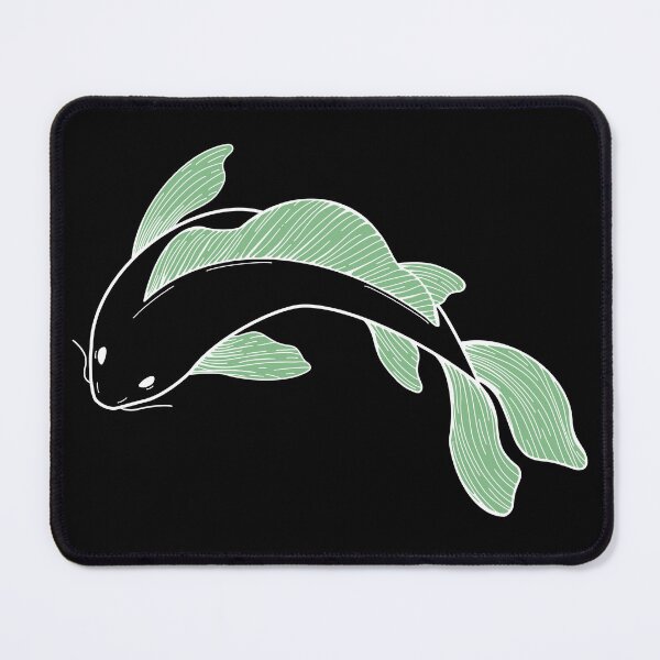 Item preview, koi fish - light green designed and sold by Kiniusia.