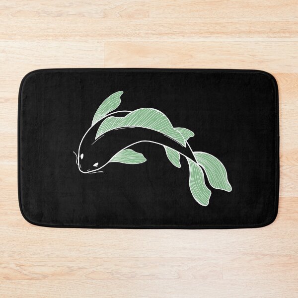 Item preview, koi fish - light green designed and sold by Kiniusia.