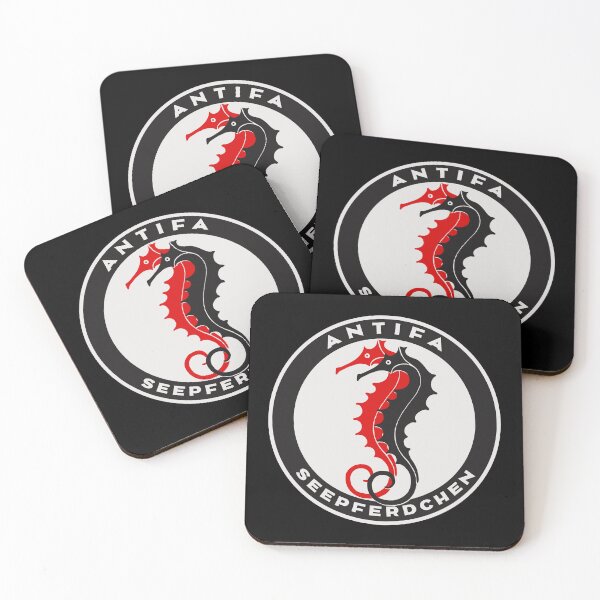 Item preview, Antifa seahorses designed and sold by Dunkelflaute.