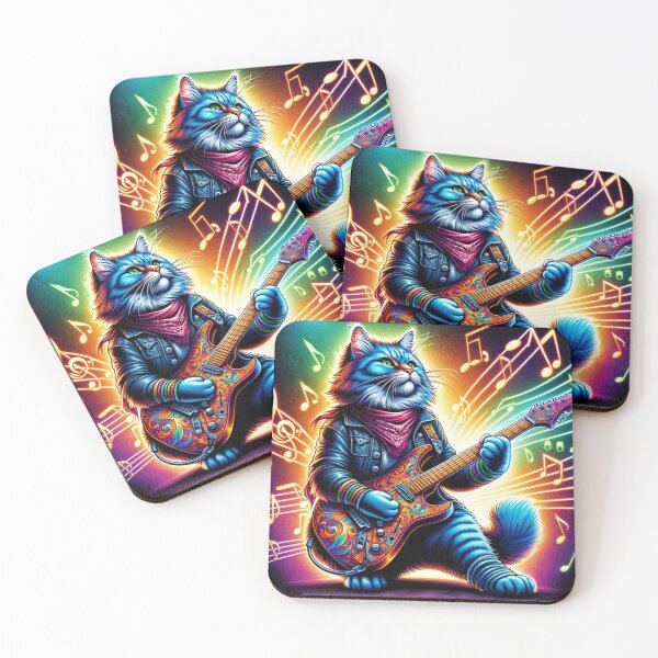 Item preview, Feline Riff Master: Rockstar Cat's Solo designed and sold by Prosser87.