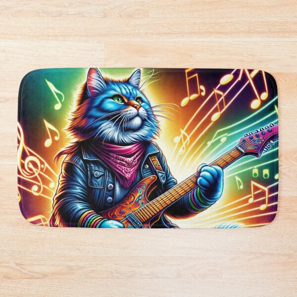 Item preview, Feline Riff Master: Rockstar Cat's Solo designed and sold by Prosser87.