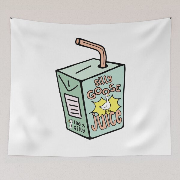 Item preview, Silly Goose Juice retro blue designed and sold by maura41.