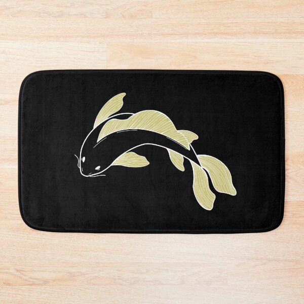 Item preview, koi fish - yellow designed and sold by Kiniusia.