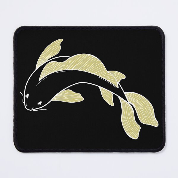 Item preview, koi fish - yellow designed and sold by Kiniusia.