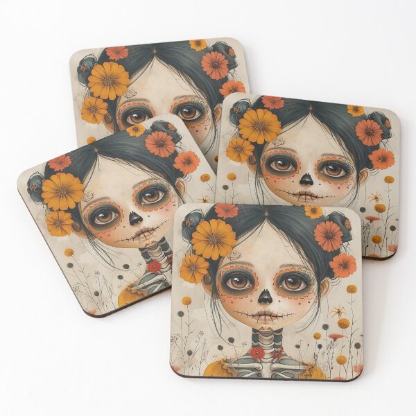 Item preview, Candy Calavera Cutie designed and sold by Retro Type.