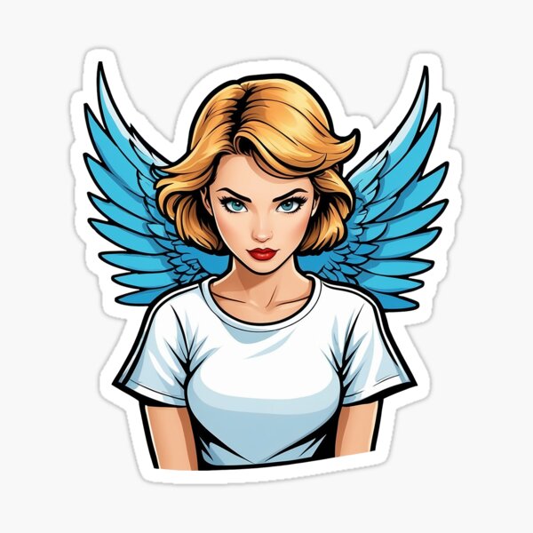 Item preview, Angel Winged Blonde Woman designed and sold by PeelPatch.