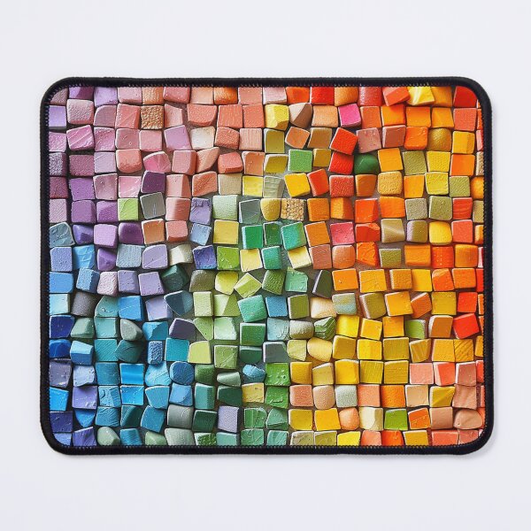 Item preview, Colorful bricks - mosaic designed and sold by silent-violin.