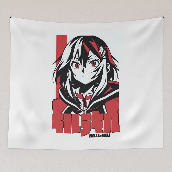 Item preview, Ryuko Matoi from Kill la Kill Poster in Red Black and White designed and sold by vaporworld.