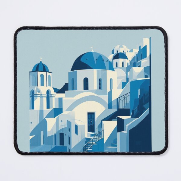 Item preview, Fabulous Blue, White Abstract Santorini, Greece designed and sold by Gaborai.