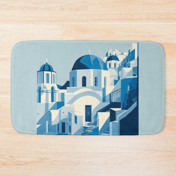 Item preview, Fabulous Blue, White Abstract Santorini, Greece designed and sold by Gaborai.