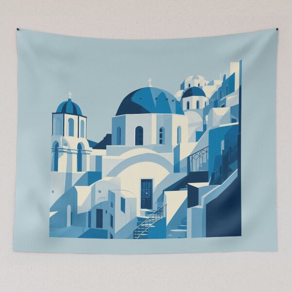 Item preview, Fabulous Blue, White Abstract Santorini, Greece designed and sold by Gaborai.