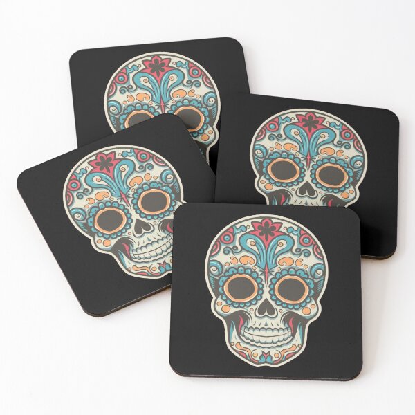 Item preview, Colorful skull 3 designed and sold by hhh-art.