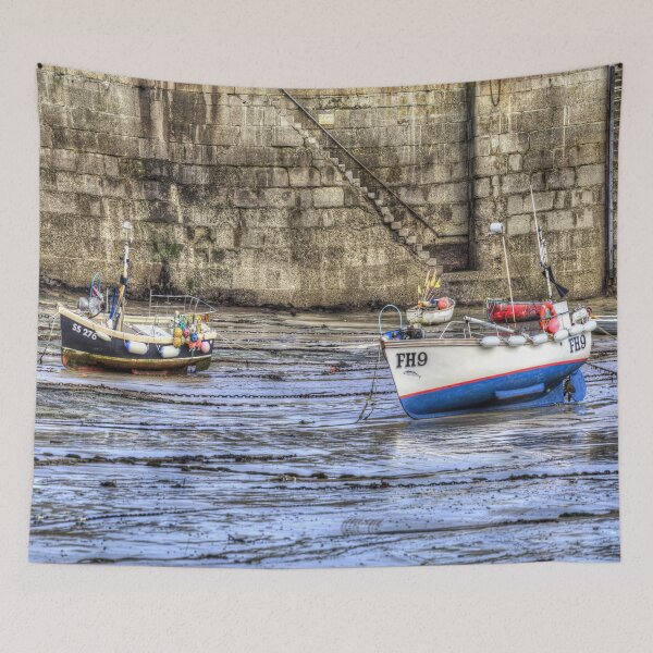 Item preview, Newquay Harbour Fishing Boats designed and sold by Londonimages.