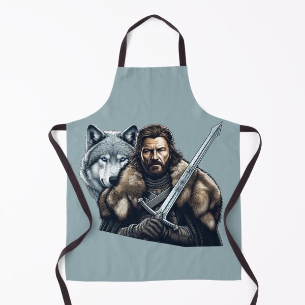 Item preview, Ned Stark and His Wolf - Game of Thrones designed and sold by kgbgallery.