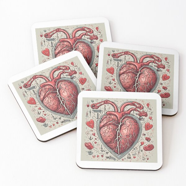 Item preview, Abstract anatomical heart designed and sold by raleca78.