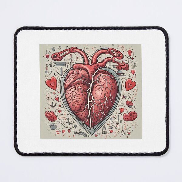 Item preview, Abstract anatomical heart designed and sold by raleca78.