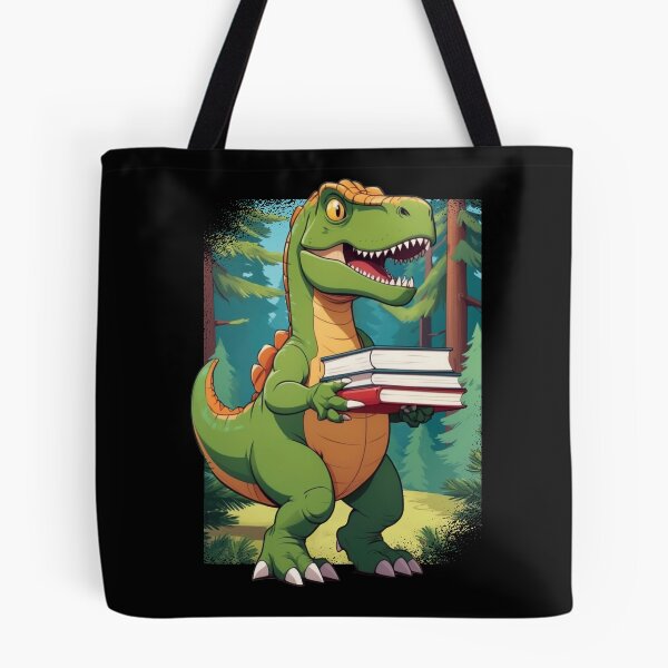 Item preview, Reading Dinosaur T Rex Dinosaur Lover Dino Book Gift Idea designed and sold by DrawHandArt.