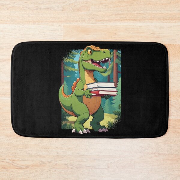 Item preview, Reading Dinosaur T Rex Dinosaur Lover Dino Book Gift Idea designed and sold by DrawHandArt.