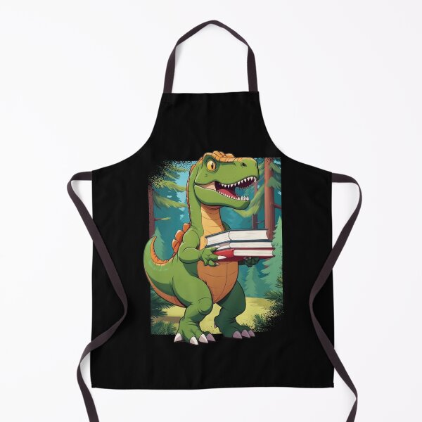Item preview, Reading Dinosaur T Rex Dinosaur Lover Dino Book Gift Idea designed and sold by DrawHandArt.