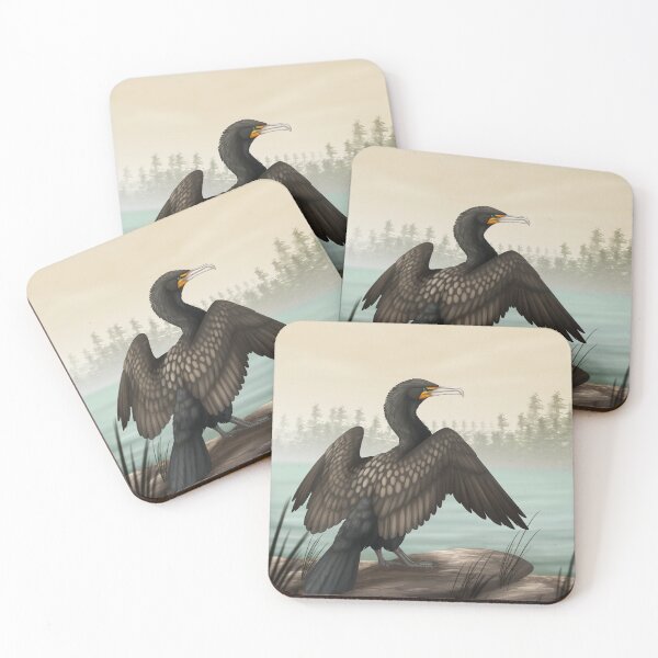 Item preview, Double crested cormorant designed and sold by DragonArtist15.