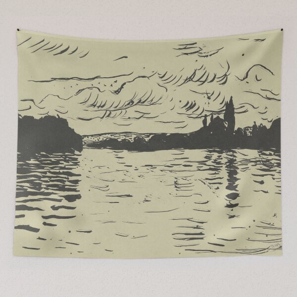 Item preview, Albert Marquet | River surrounded by trees authentic art by Albert Marquet  designed and sold by TeeARTHY.