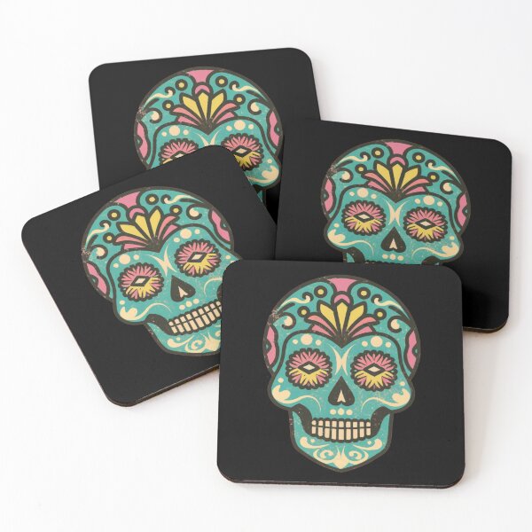 Item preview, Colorful skull 4 designed and sold by hhh-art.