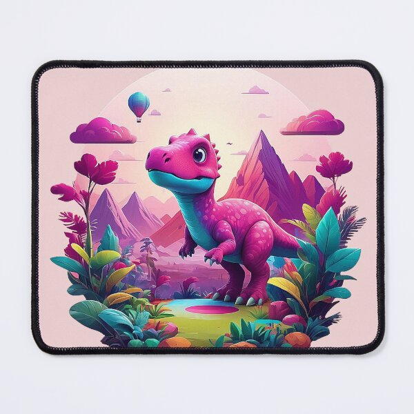 Item preview, Pink Dino Adventure: A touch of magic designed and sold by Minpadesign.