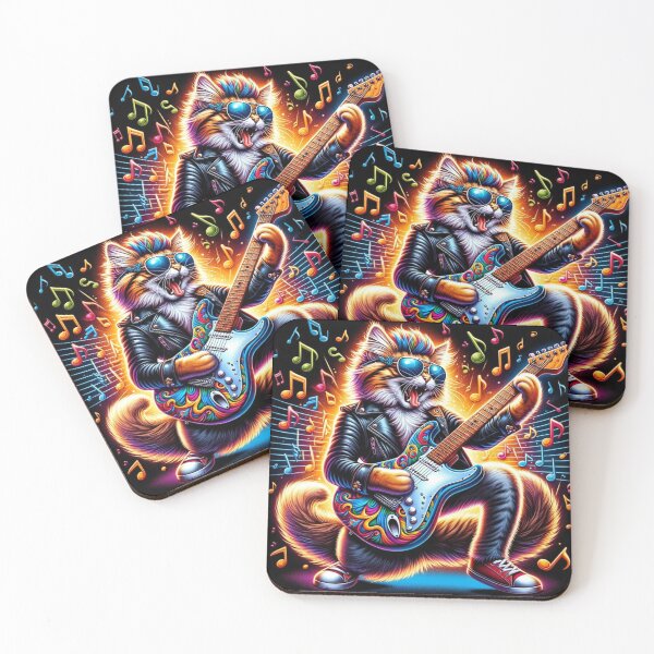 Item preview, Meow Mix Master: Cat Rockstar Jam designed and sold by Prosser87.
