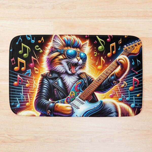 Item preview, Meow Mix Master: Cat Rockstar Jam designed and sold by Prosser87.