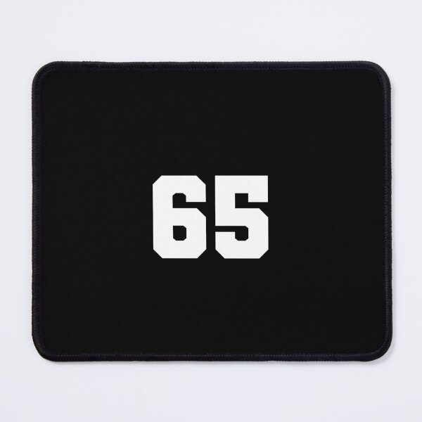 Item preview, 65, sixty-five, white, soccer league designed and sold by Numbers-Art.