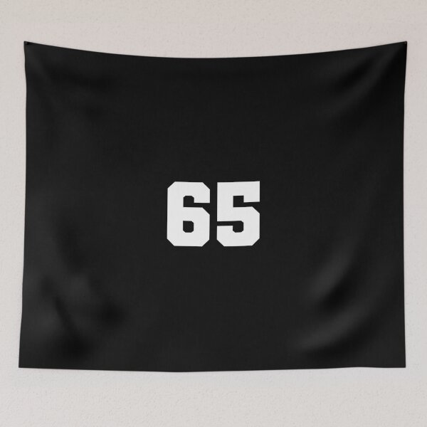Item preview, 65, sixty-five, white, soccer league designed and sold by Numbers-Art.