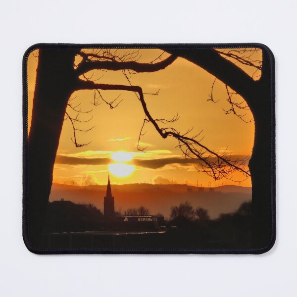 Item preview, Sunset over Airdrie Scotland designed and sold by KaisPrints.