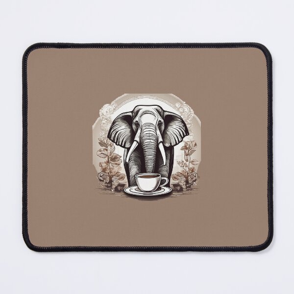 Aperçu de l'œuvre Éléphant buvant du café/chai créée et vendue par Devo07.
