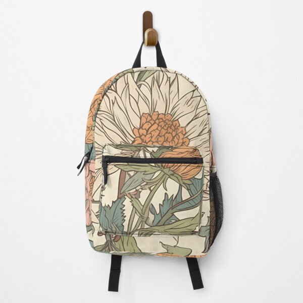 Item preview, Art Nouveau Floral - William Morris Flowers - Beige Pink  designed and sold by DreamersPlan.