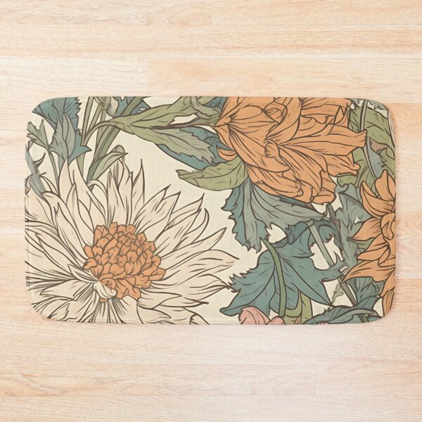 Item preview, Art Nouveau Floral - William Morris Flowers - Beige Pink  designed and sold by DreamersPlan.