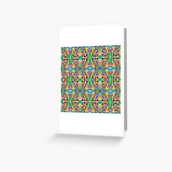 pattern, tracery, weave, template, routine, refined, exquisite, elegant Greeting Card