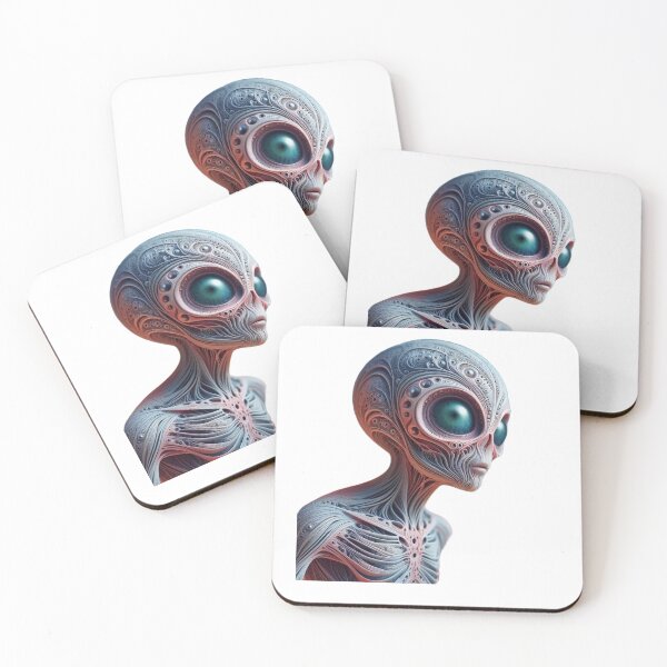 Artikelvorschau, Allien auf einem T-Shirt entworfen und verkauft von VisualWonders.