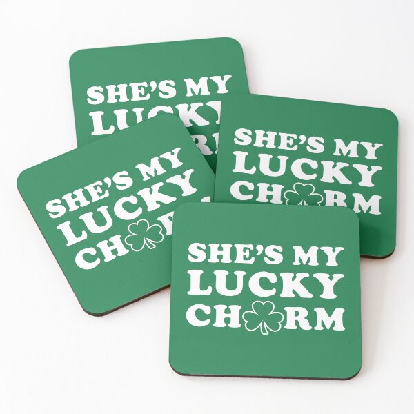 Item preview, She's My Lucky Charm - Cute St. Patrick's Day Shamrock designed and sold by hadleyfoo.