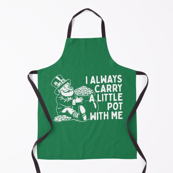 Item preview, I Always Carry A Little Pot With Me - Funny St. Patrick's Day Leprechaun designed and sold by hadleyfoo.