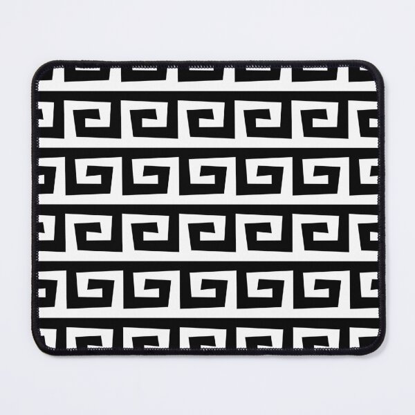 Item preview, Greek Key Pattern Black and White designed and sold by tonymagnerart.