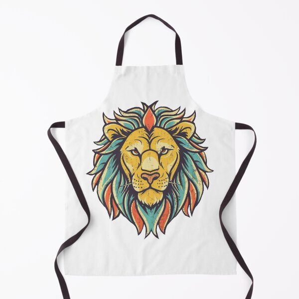 Item preview, Colorful lion head 1 designed and sold by hhh-art.