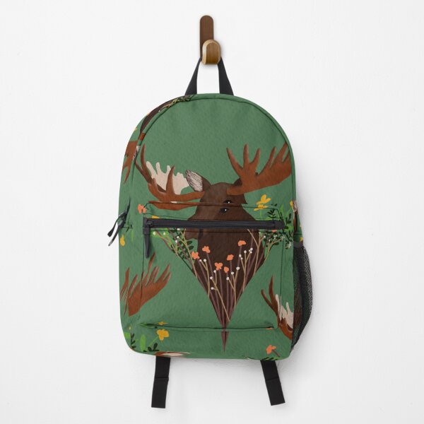 Item preview, Moose with Wildflowers designed and sold by Peleegirl.