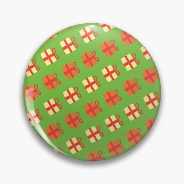 Item preview, Red & Yellow Presents Gifts Holiday Green Infinity Pattern designed and sold by Alchemy-A-La-G.
