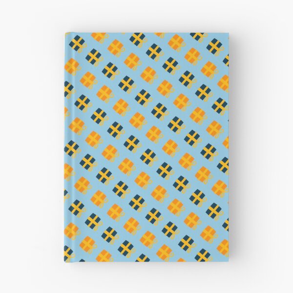 Item preview, Orange & Yellow Presents Gifts Holiday Blue Infinity Pattern designed and sold by Alchemy-A-La-G.