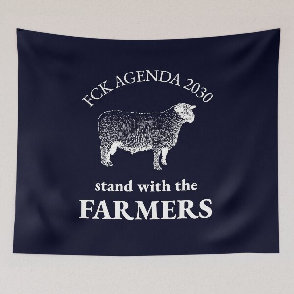 Item preview, FCK Agenda 2030, Stand With The Farmers designed and sold by PurebloodDesign.