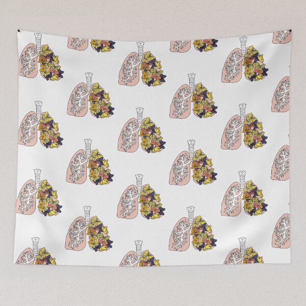 Item preview, Breathe easy yellow & purple designed and sold by Doctor Michaela.