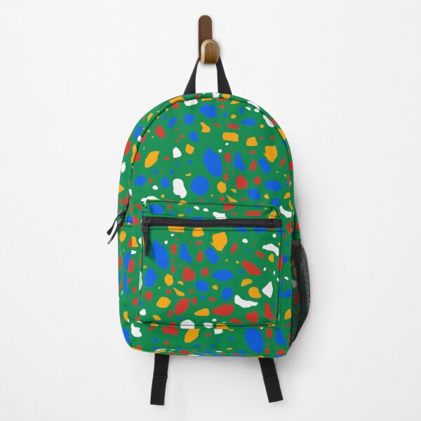 Item preview, Multicolor Random Terrazzo Spot Blots Green Infinity Pattern designed and sold by Alchemy-A-La-G.