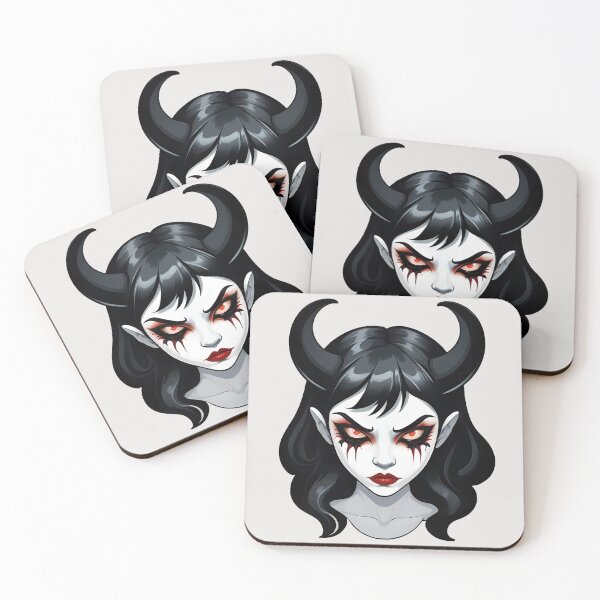 Item preview, Pale Demon Girl Portrait designed and sold by MadnessEnvelope.
