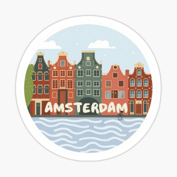 Item preview, amsterdam city art designed and sold by BABA1655.